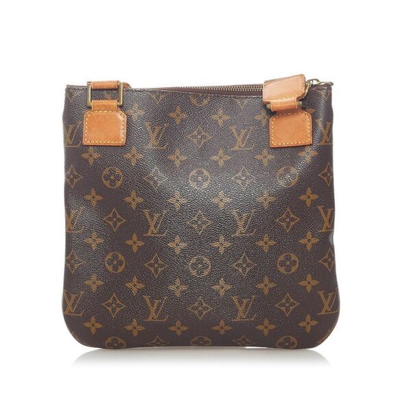 Louis Vuitton Pochette Bosphore Brown Monogram PVC Leather Shoulder Bag - Picture 3 of 5